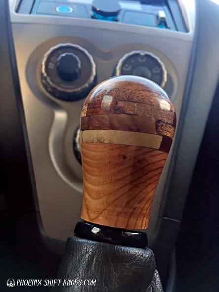 2009 Toyota Yaris custom wood shift knob